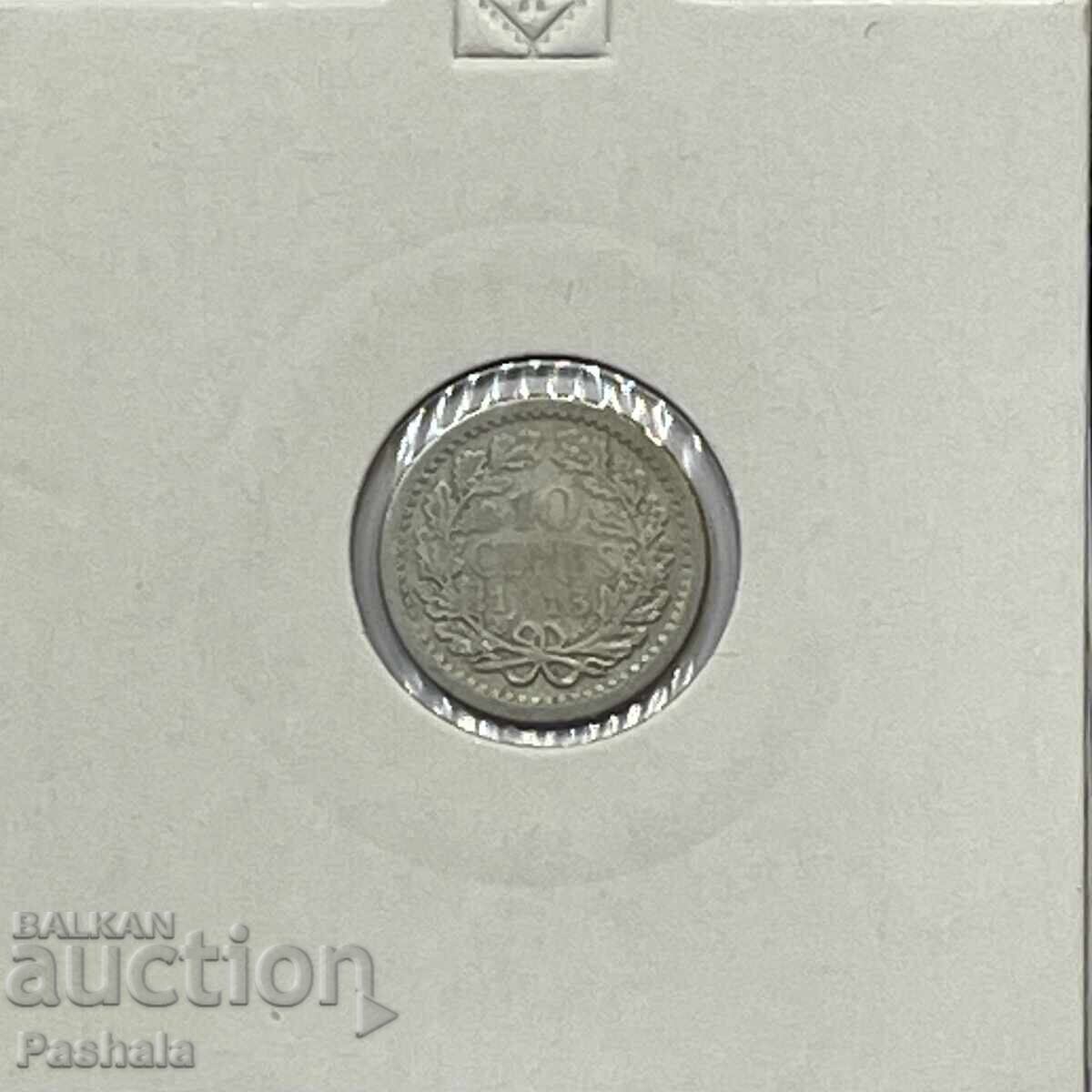 Olanda 10 cenți 1913