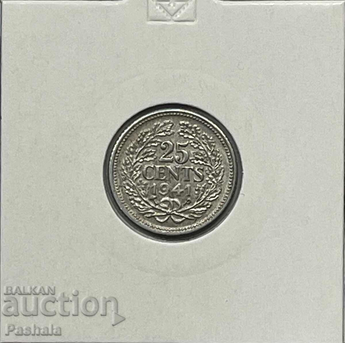Olanda 25 cenți 1941