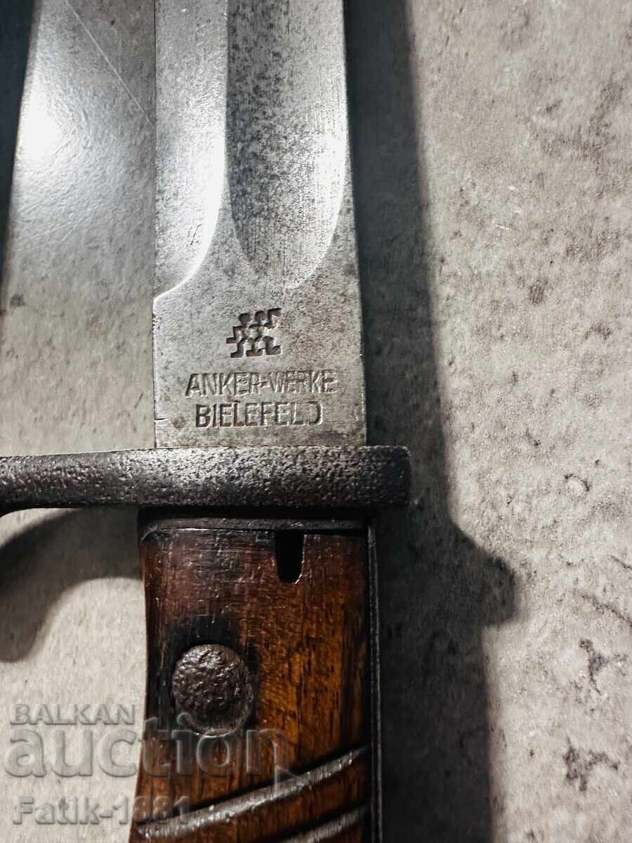 Baionetă germană "Măcelarul" pentru pușca Mauser S98/05 cu preț € 370.00 | 723.66 BGN