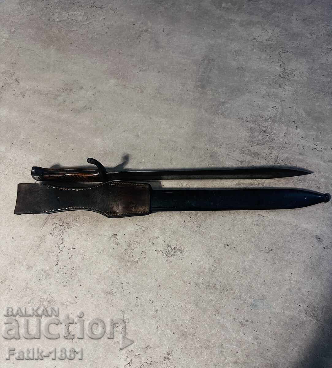 Baionetă germană "Măcelarul" pentru pușca Mauser S98/05 - 7