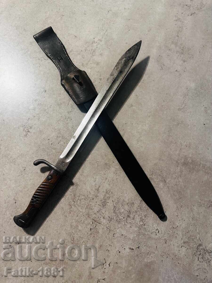 Baionetă germană "Măcelarul" pentru pușca Mauser S98/05