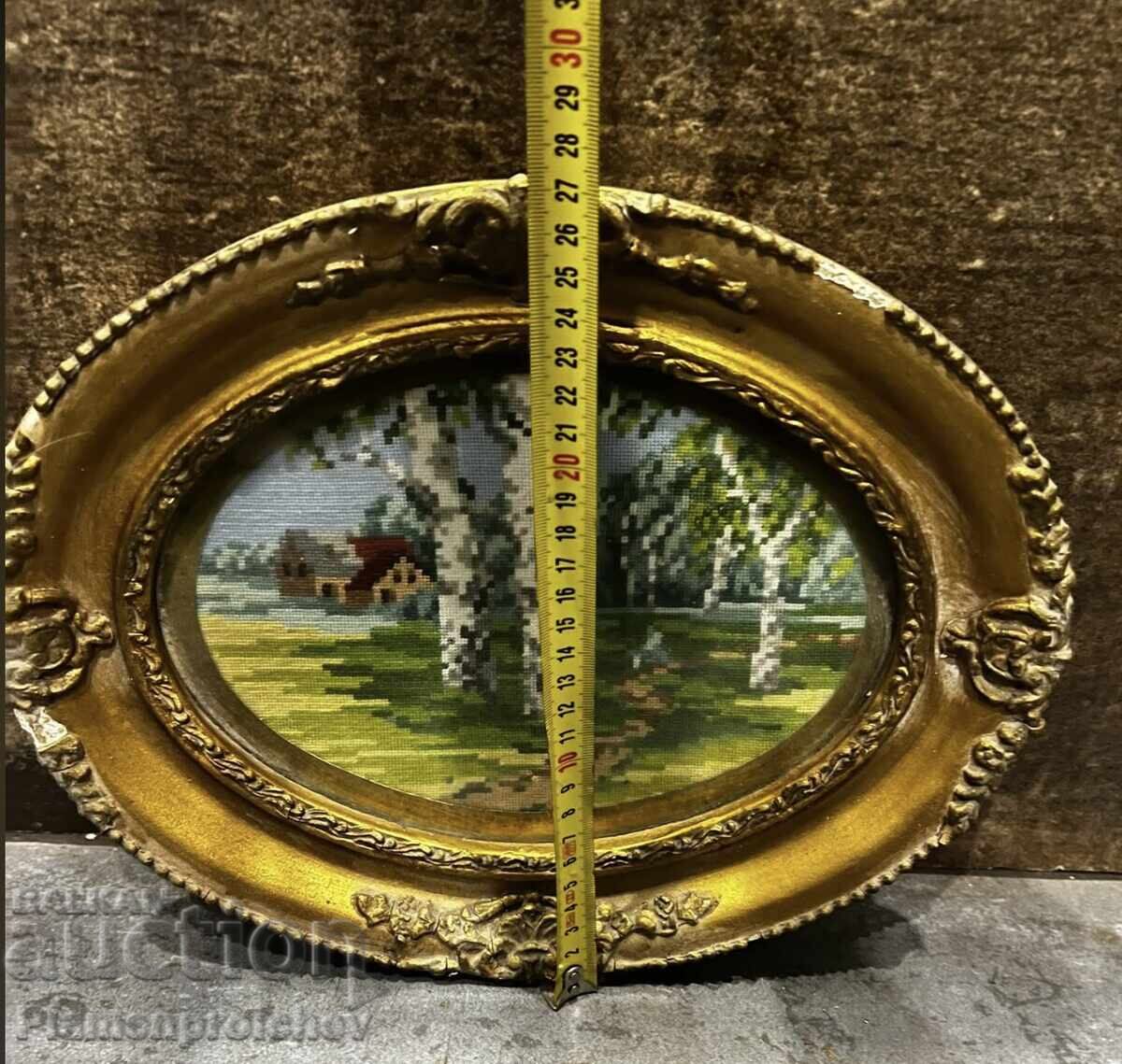 TAPISERIE BRODATĂ MANUAL, POSTEZ MULTE ALTE TAPISERII cu preț € 1.50 | 2.93 BGN