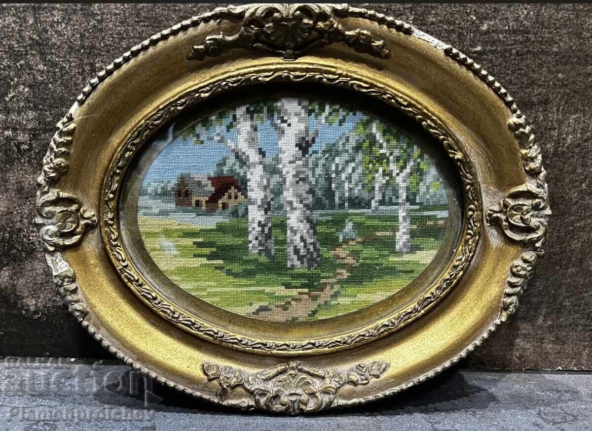 TAPISERIE BRODATĂ MANUAL, POSTEZ MULTE ALTE TAPISERII