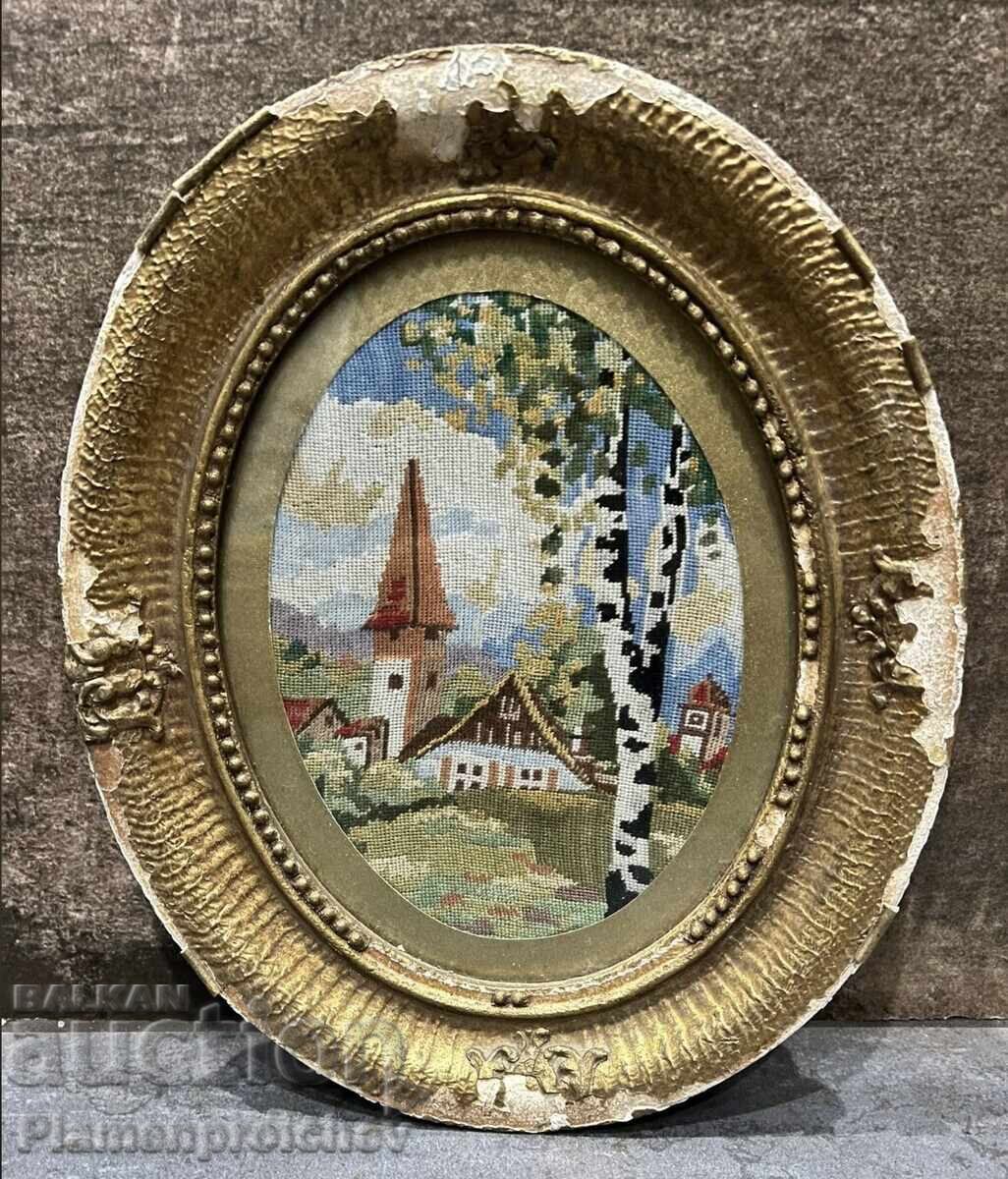 HAND-EMBROIDERED TAPESTRY I AM SELLING MANY MORE TAPESTRIES