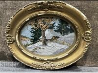 HAND-EMBROIDERED TAPESTRY I AM SELLING MANY MORE TAPESTRIES