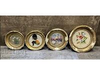 4 PIECES HAND-SEWN TAPESTRY I AM LISTING MANY MORE TAPESTRIES