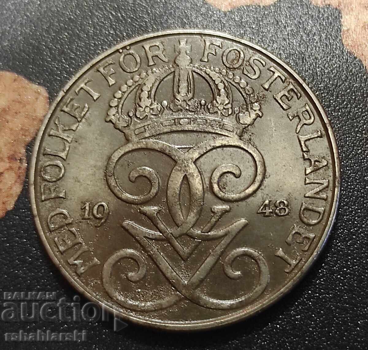 Νόμισμα Σουηδία 5 öre, 1948 με τιμή € 0.40 | 0.78 BGN