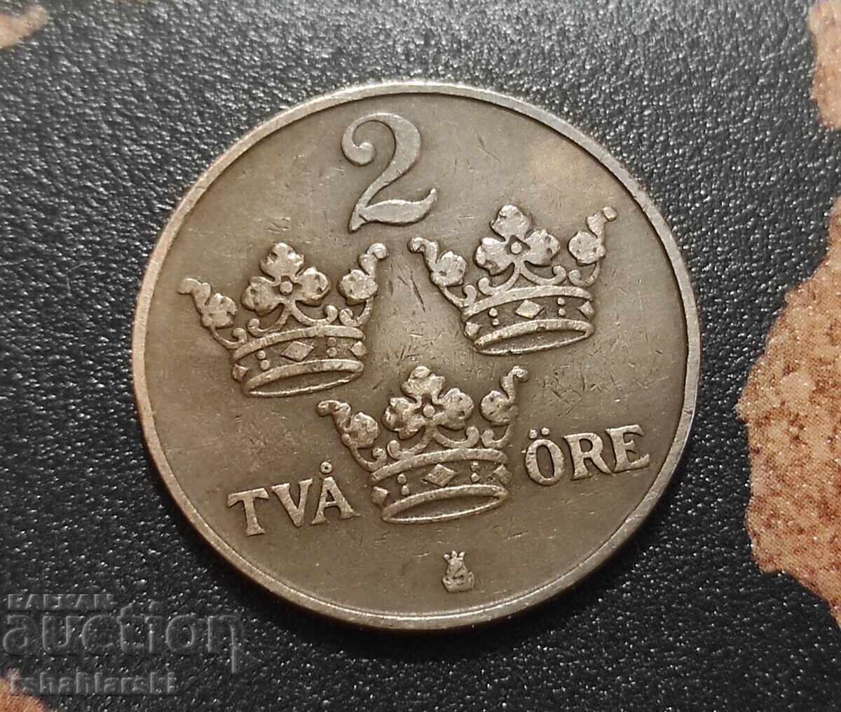 Νόμισμα Σουηδία 2 ore, 1916