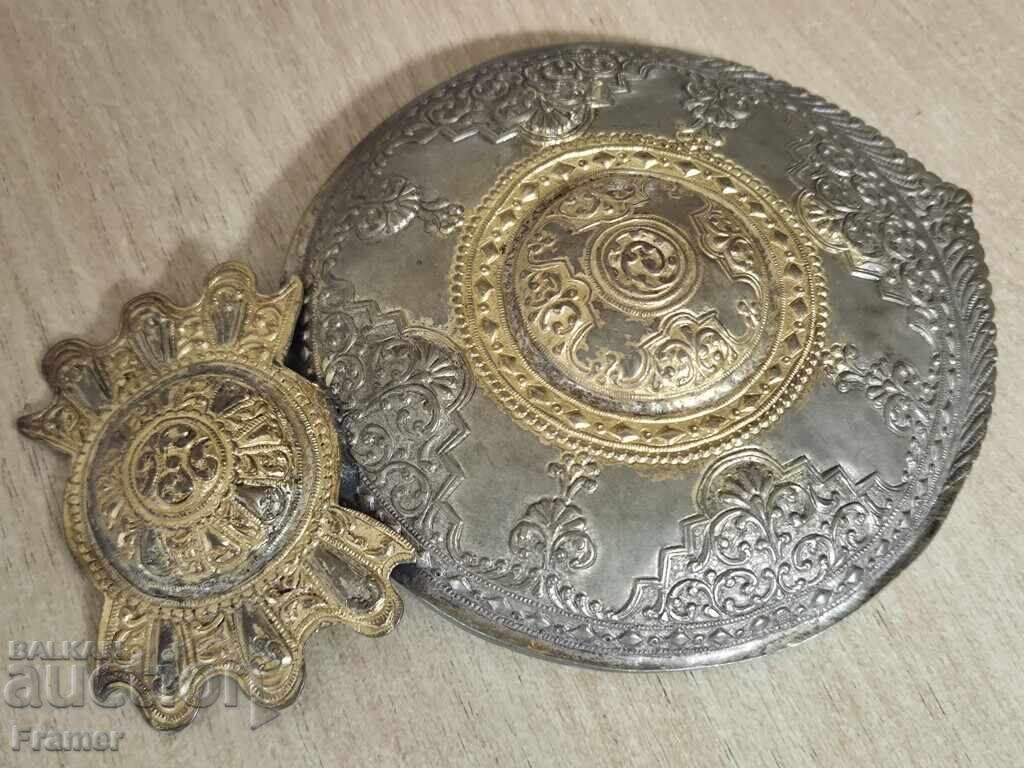 Revivalist SILVER with gilding hammered buckle Macedonia with price € 300.00 | 586.75 BGN