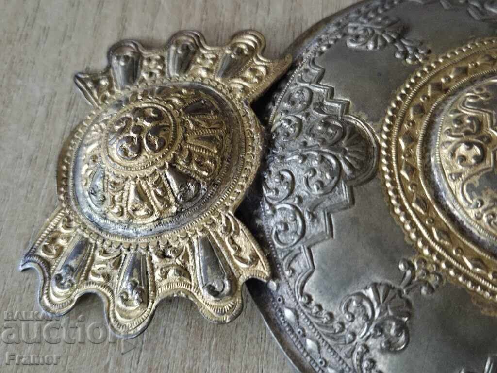 Delivery of Revivalist SILVER with gilding hammered buckle Macedonia