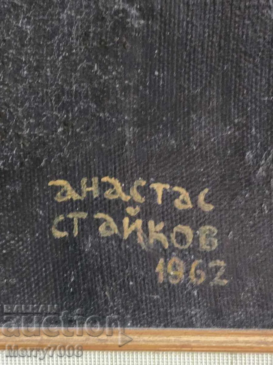 Painting by artist - Anastas Staykov - 1962