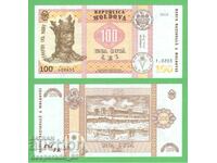 (¯`'•.¸ MOLDOVA 100 lei 2015 UNC ¸.•'´¯)