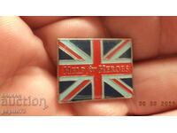 United Kingdom badge, help for heroes