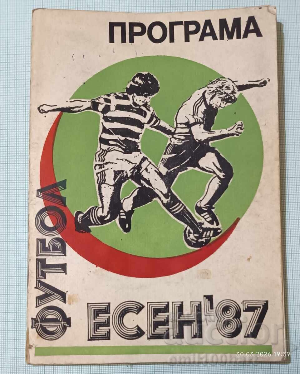 Program fotbal toamnă 87