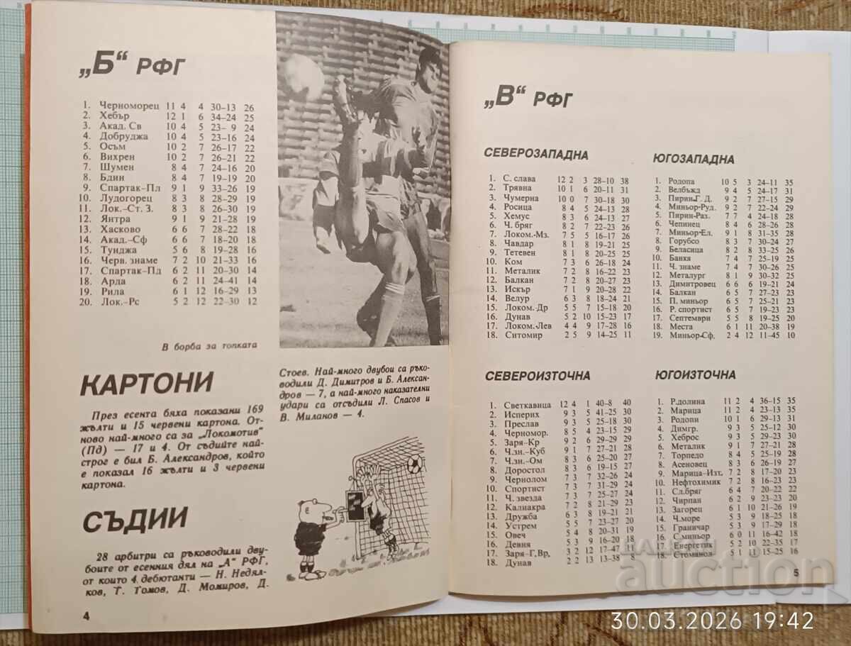 Program fotbal primăvară 89 - 6
