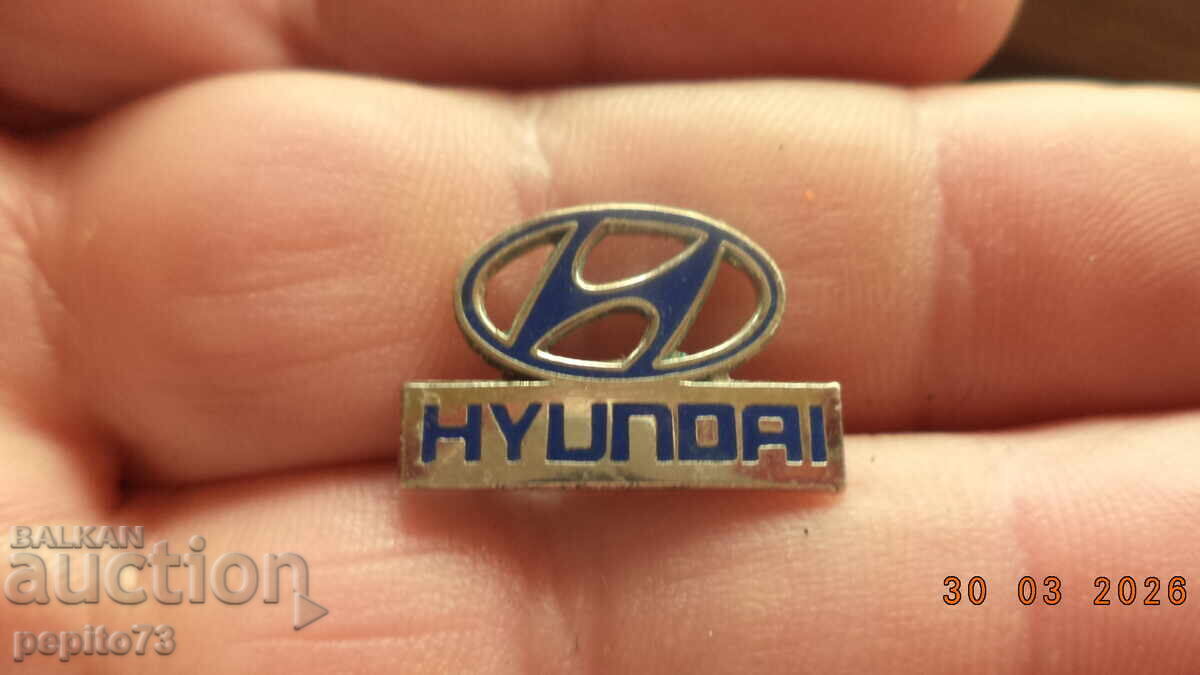 Hyundai badge, car brand