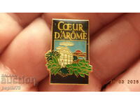 Coeur Darome badge, coffee brand