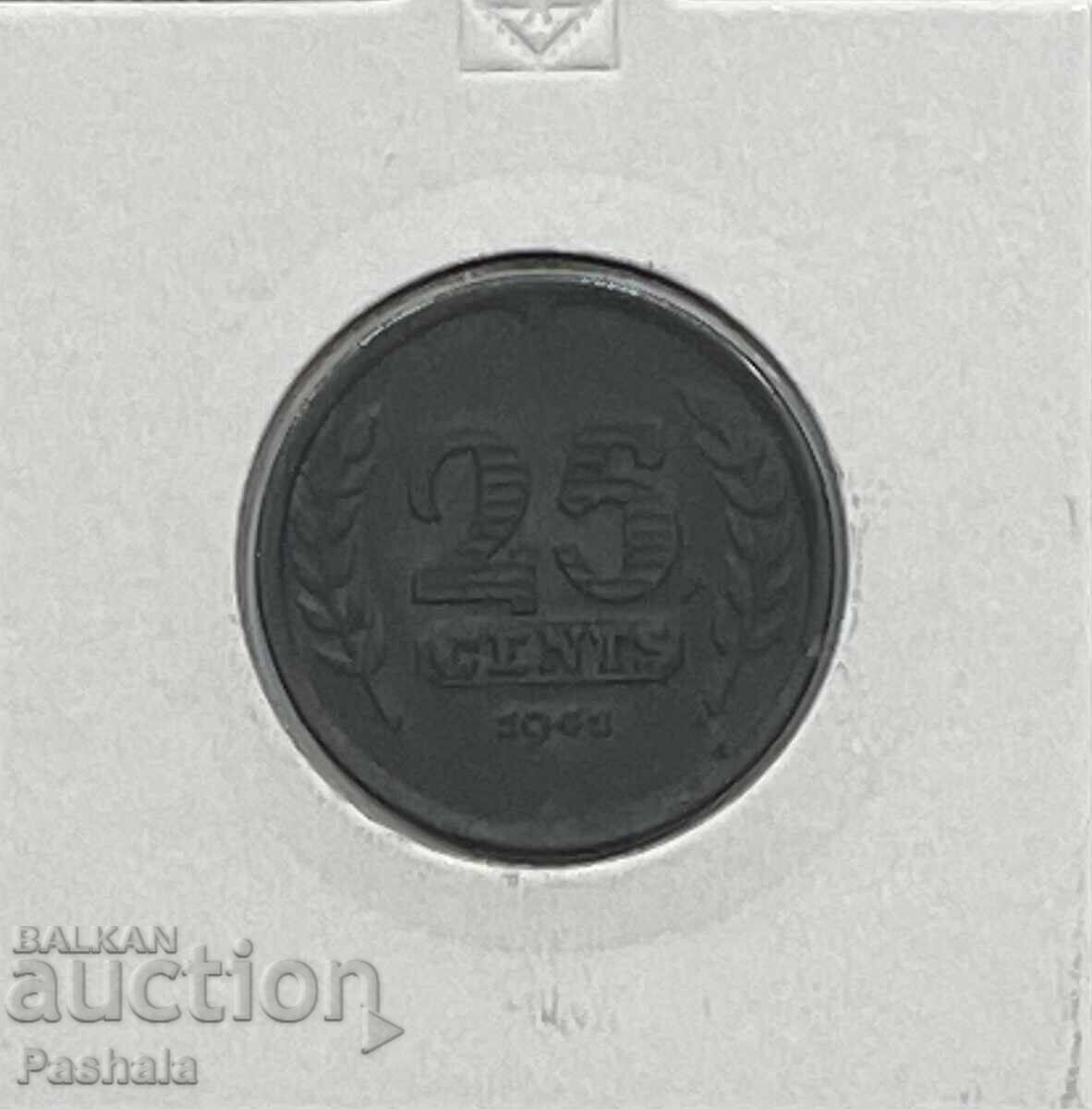 Olanda 25 cenți 1941