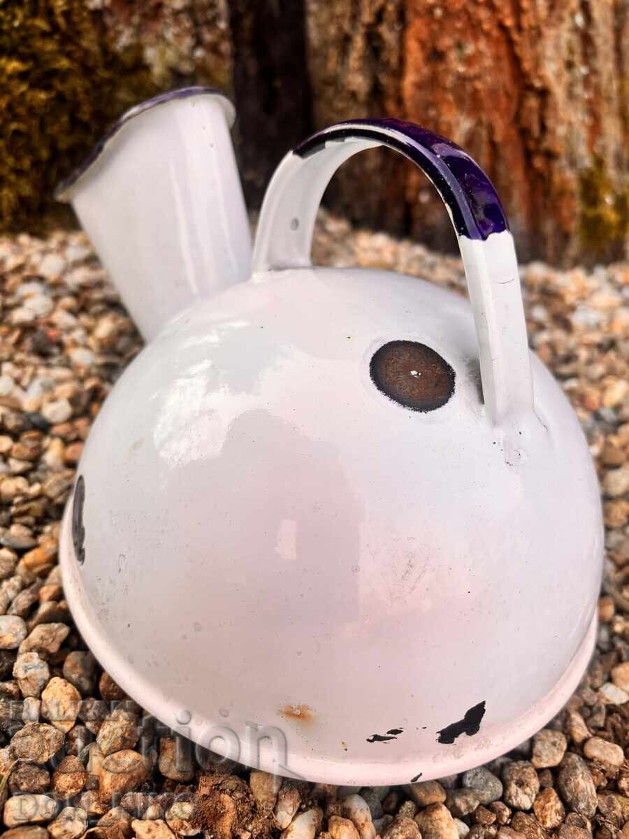 Παράδοση Βίντατζ μεταλλική σμάλτινη ουρητήριο-βάζο