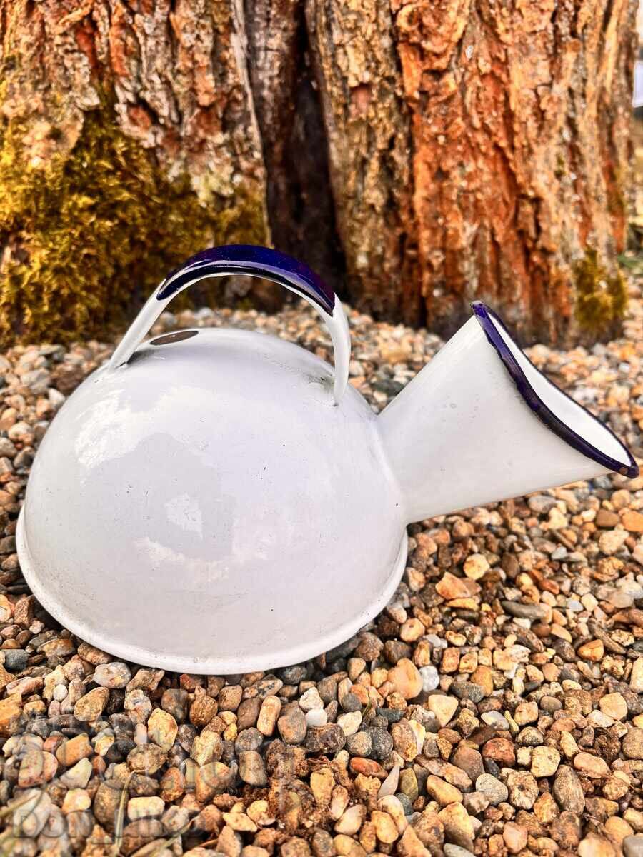 Βίντατζ μεταλλική σμάλτινη ουρητήριο-βάζο