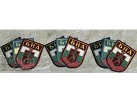 LOT BNA Emblems until 1989 - 9 pieces