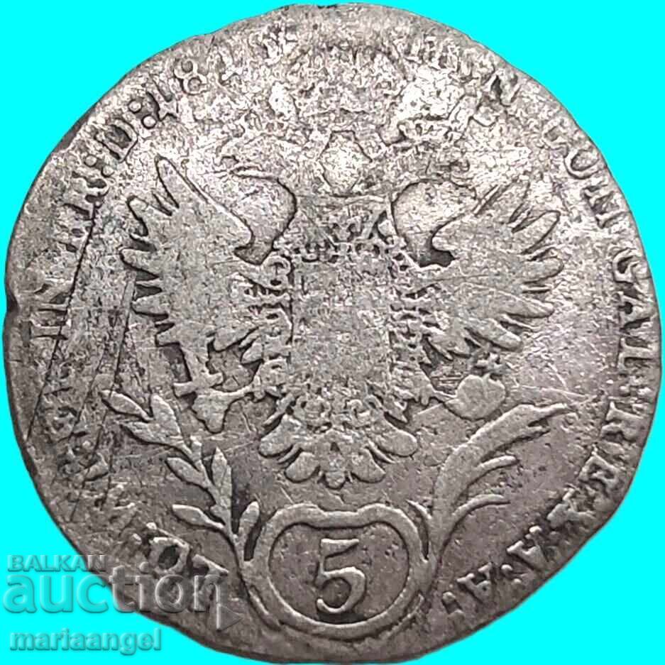 Доставка на 5 кройцера 1815 Австрия А-Вена Франциск I  -  рядка
