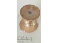 Макара с златисто ламе,конец