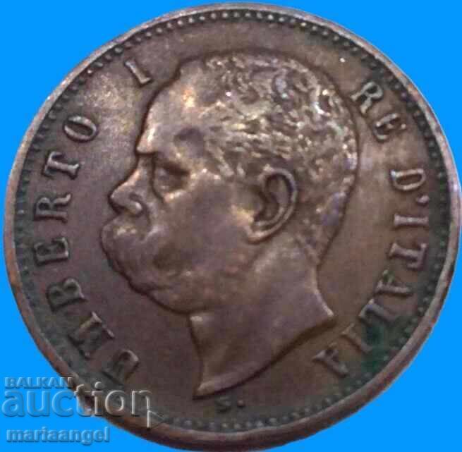 Delivery of 2 Centesimi 1898 Italy King Umberto I