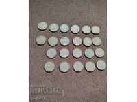 22 buc. monede bulgărești