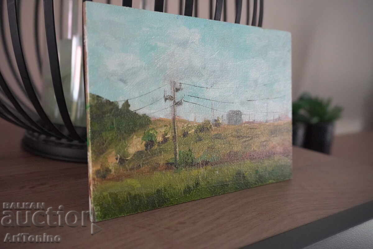 Livrarea Pictură în ulei - Plein air - Bakadjik - Anton Yordanov