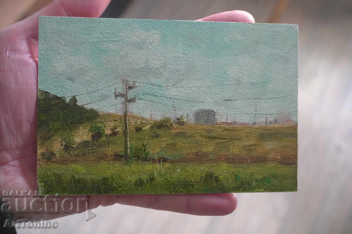 Pictură în ulei - Plein air - Bakadjik - Anton Yordanov - 5