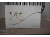 Pictură în ulei - Natură statică - Cireșe - Anton Iordanov