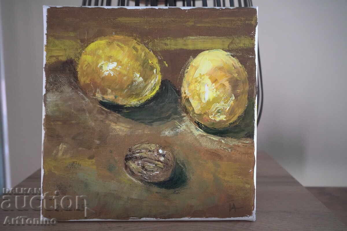 Λαδομπογιά - Νεκρή Φύση - Λεμόνια - Αντόν Γιορντάνοφ