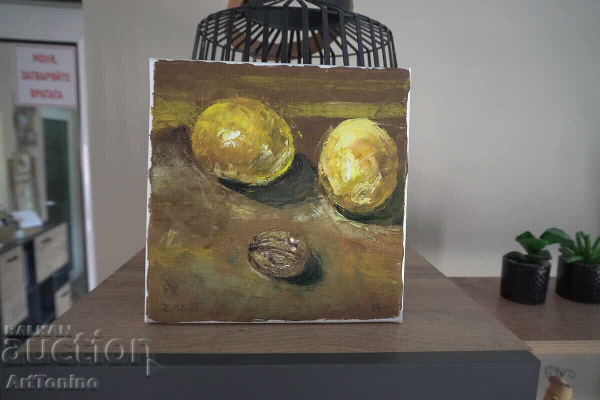 Oil Painting - Still Life - Lemons - Anton Yordanov