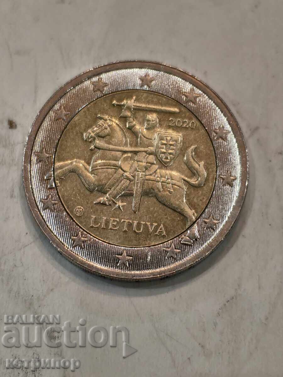 2 Euro Lithuania 2020 Bimetallic