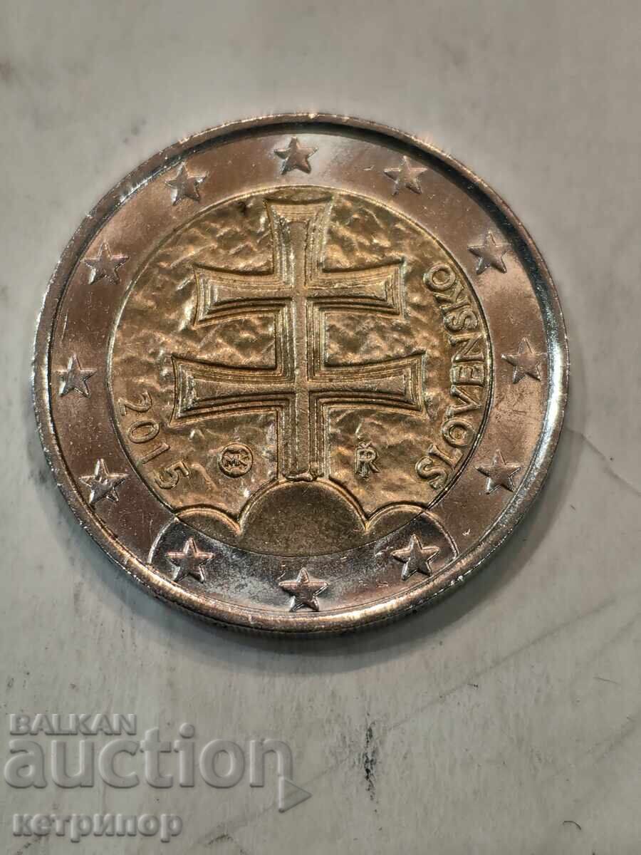 2 Euro Slovenia 2015 bimetallic