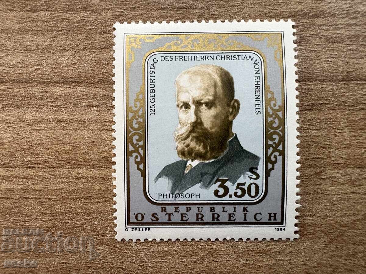 Austria - 125 de ani de la nașterea lui Christian...(1984) MNH