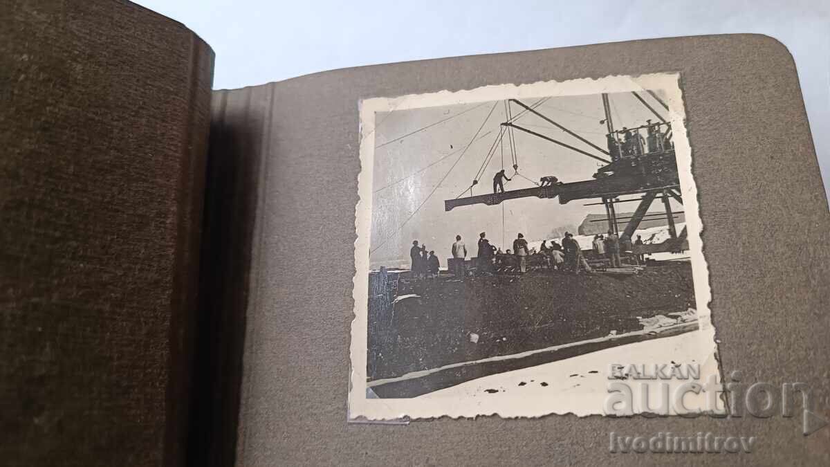 Licitație Album Sofia Construcție pod feroviar peste râul Iskar 1943
