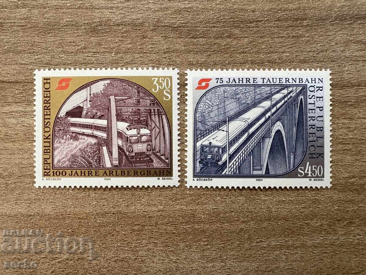 Austria - Aniversări Feroviare (1984) MNH