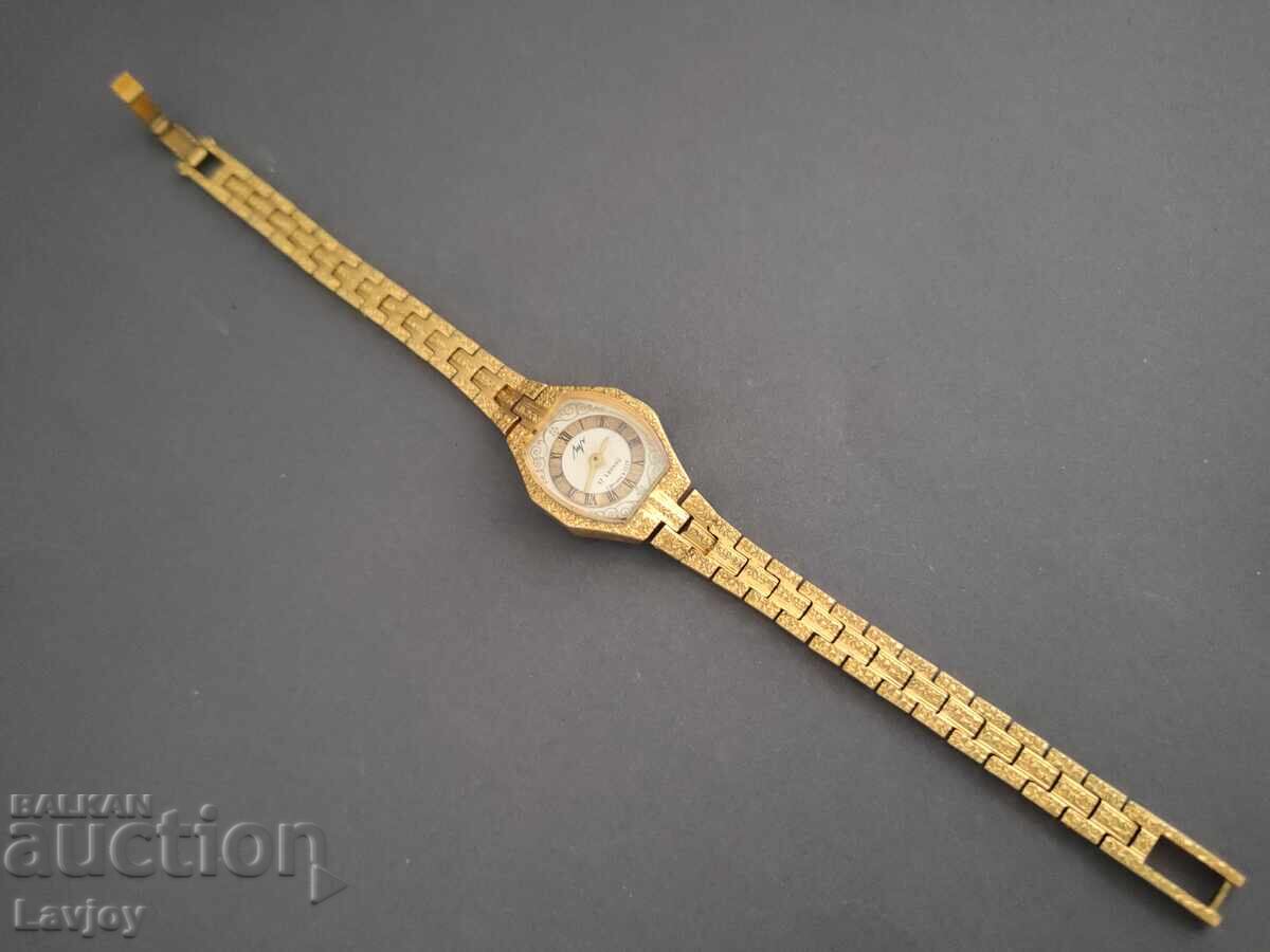 Licitație Ceas damă placat cu aur retro * Luch *