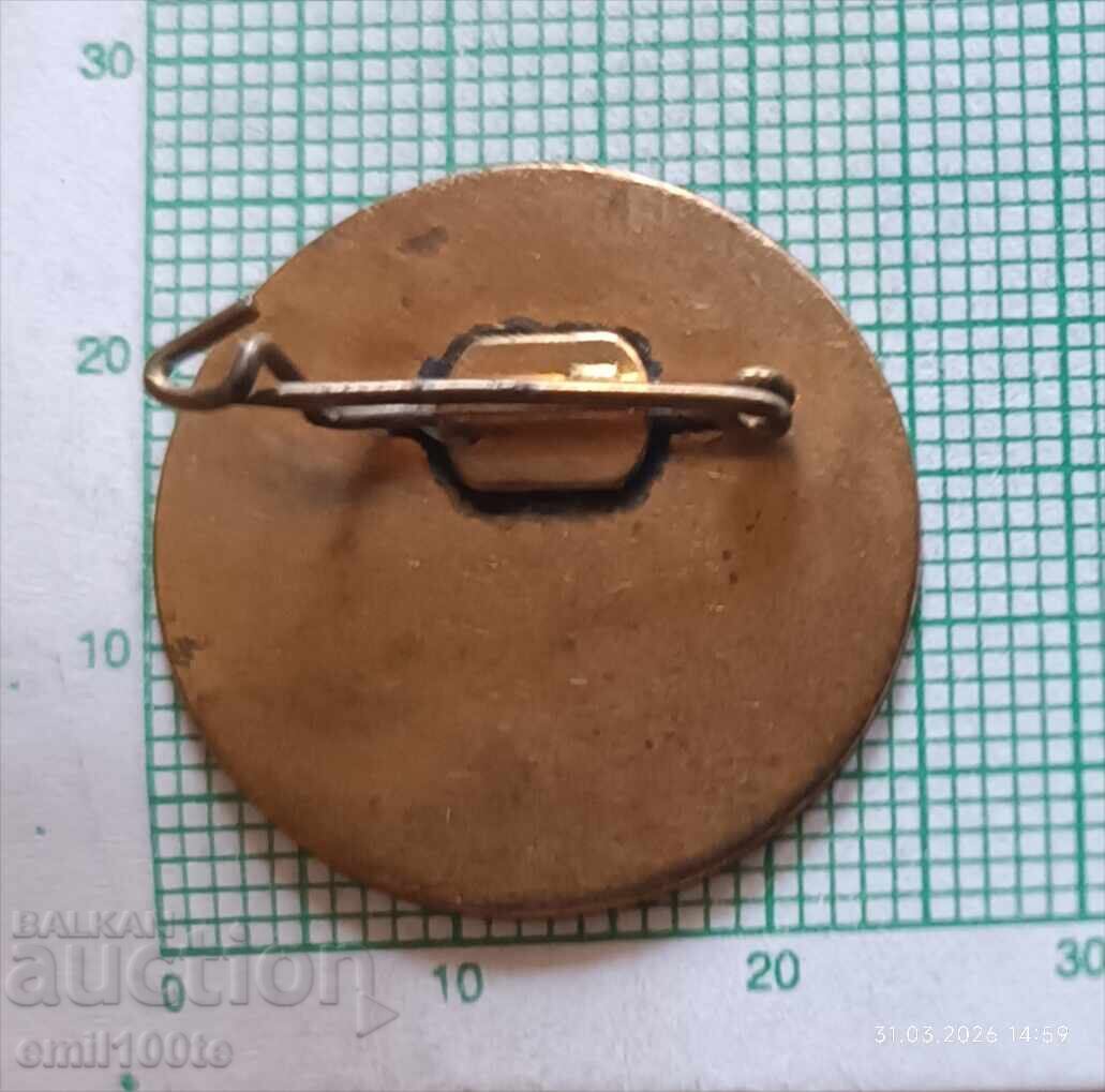 Insignă - 25 de ani Biblioteca Județeană Hristo Botev Vrața - 5 Insignă - 25 de ani Biblioteca Județeană Hristo Botev Vrața - 5