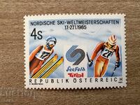 Австрия - Световно първенство по ски северни ...(1985) MNH