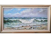 Πίνακας, θάλασσα, καλλ. Α. Σιμεώνωφ