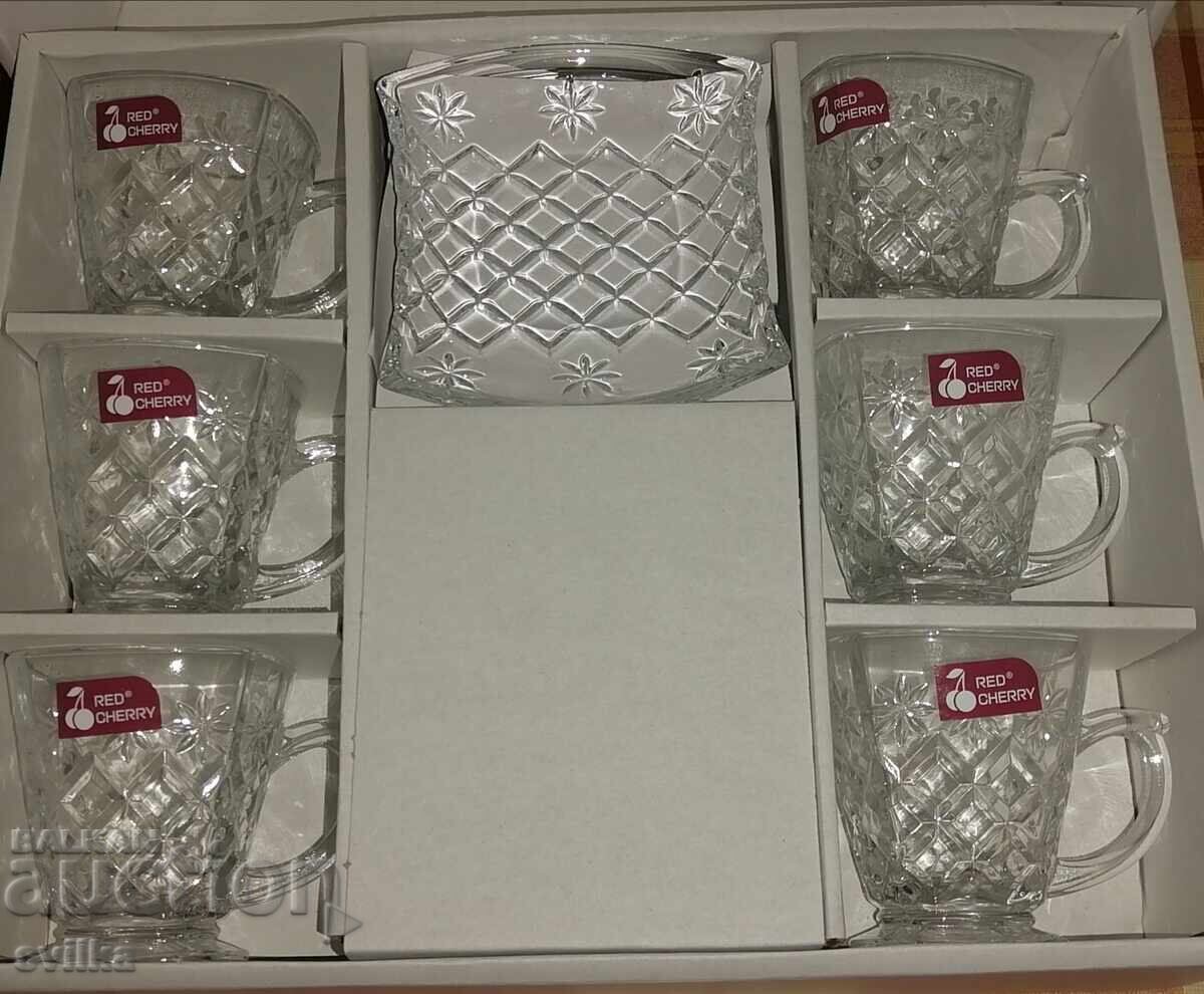 Red Cherry Tea and Coffee Set with price € 15.00 | 29.34 BGN Red Cherry Tea and Coffee Set with price € 15.00 | 29.34 BGN