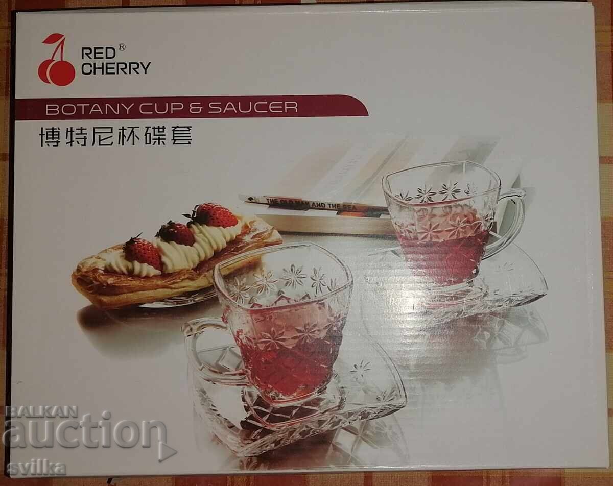 Serviciu de ceai și cafea Red Cherry