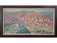 Pictură "Priveliște din V. Târnovo", art. At. Mirchev (1924-2018)