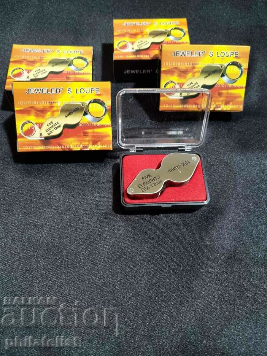 Combined Magnifier - 20x and 10x magnification /c