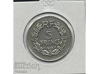 Franța 5 franci 1933