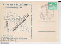 Пощенска карта FDC MAX КОСМОС