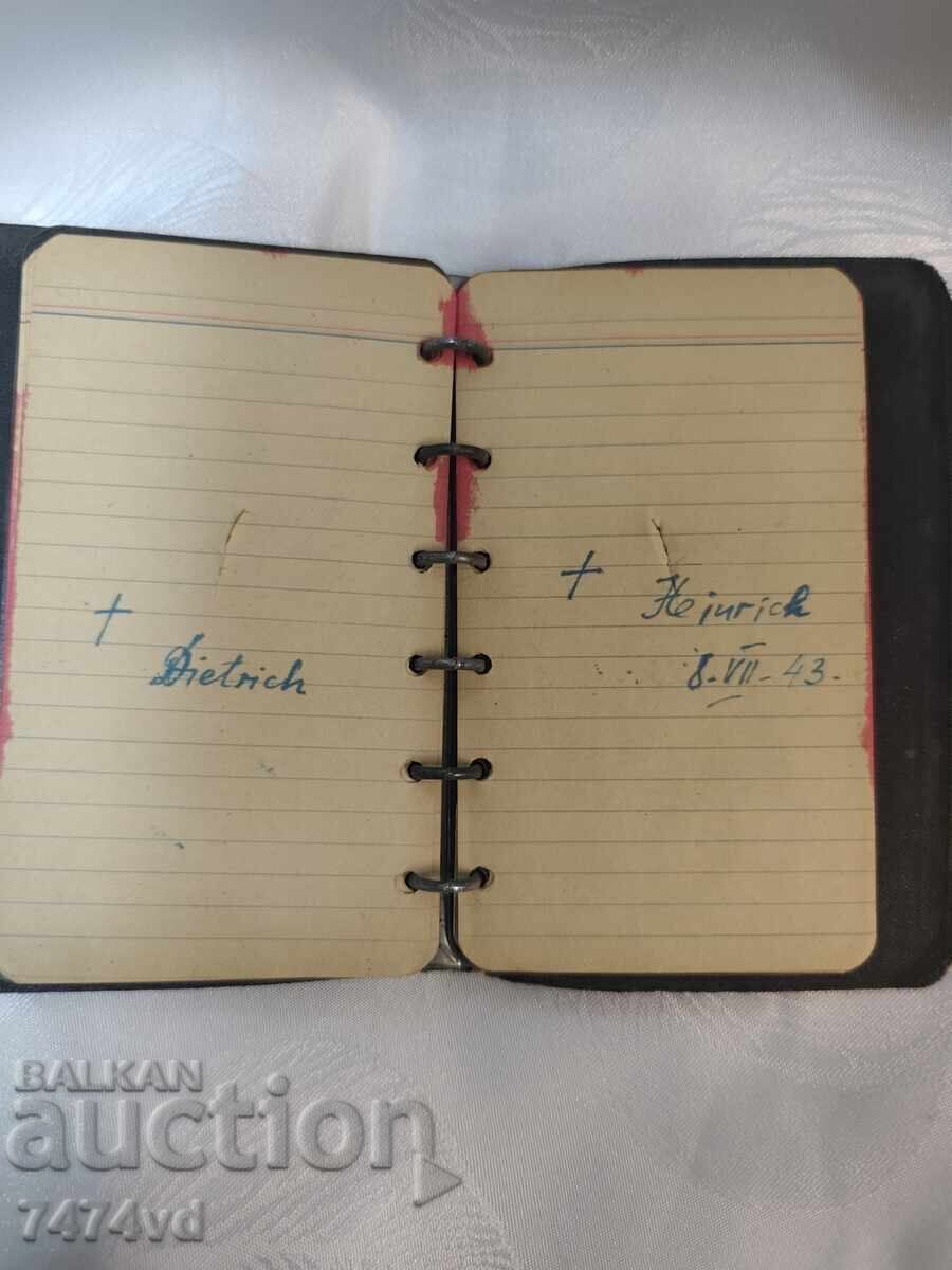 Unique Wehrmacht Captain's Officer's Diary 1939/43 - 10